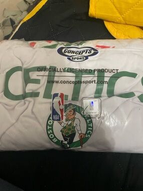 Boston Celtics White & Green Officially Licensed holiday pajamas